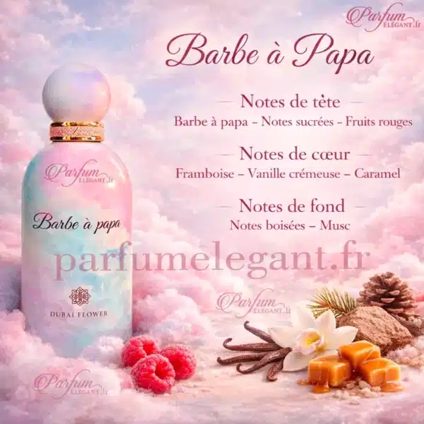 note olfactive parfum barbe à papa note parfum barbe à papa dubai flwoer nouveauté tendance