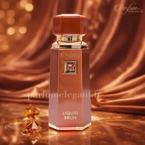 liquid-brun-parfum-homme-boise-gourmand-luxe parfum Liquid Brun notes boisées gourmandes parfum homme luxe