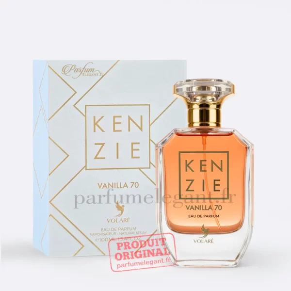 parfum kenzie vanilla 70 gourmand intense vanille sucre brun feve tonka france europe