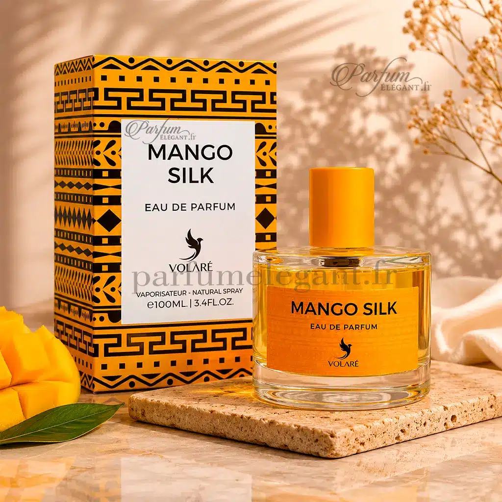 Mango Silk Volaré – Eau de Parfum Fruité Tropical Mangue 100 ml 3 Mango Silk Volaré eau de parfum fruité tropical mangue 100 ml fragrance exotique gourmande et solaire