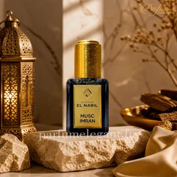 musc-imran-el-nabil-packshot-5ml Musc Imran Maison El Nabil parfum oriental intense boisé ambré sans alcool