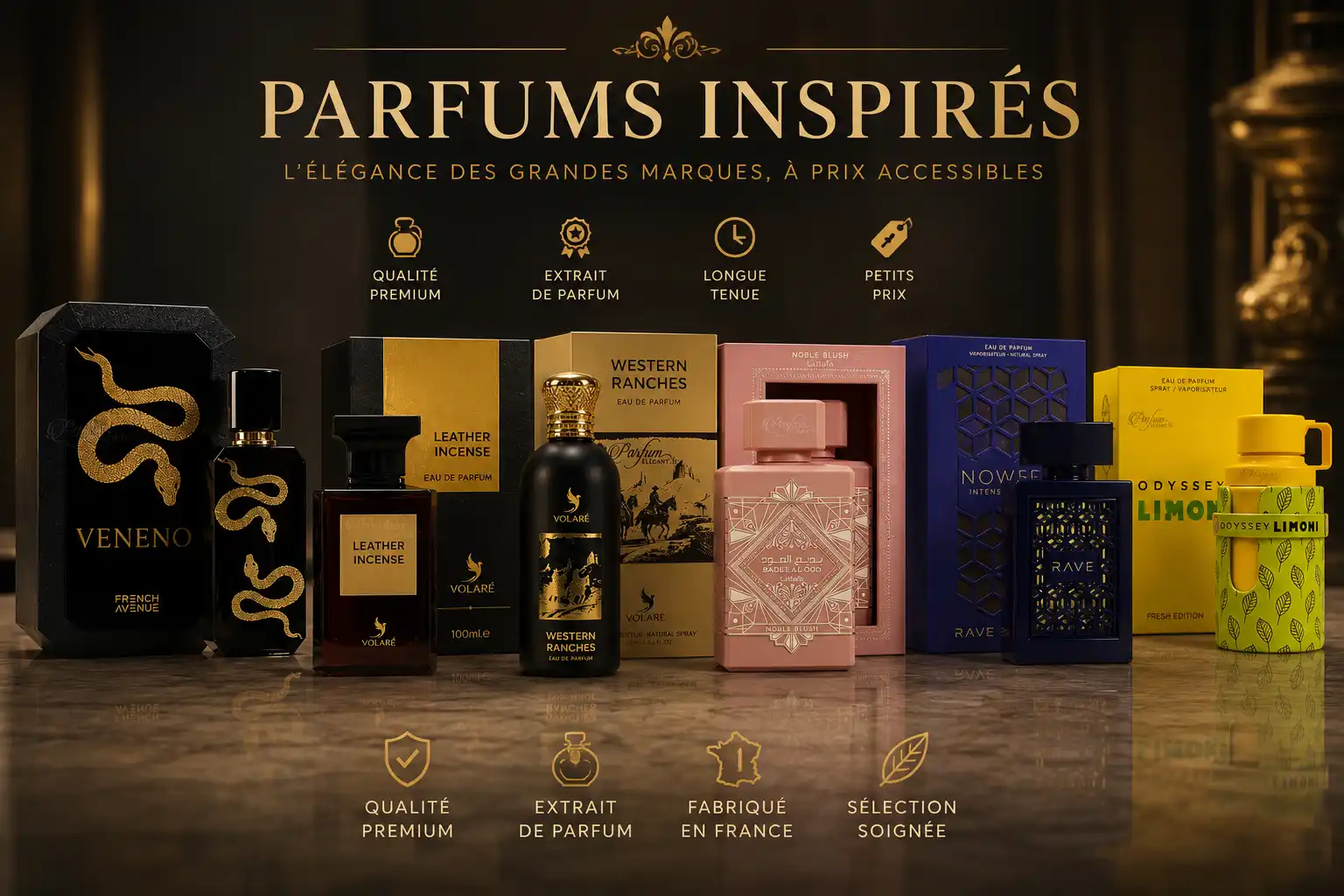 Parfums inspirés et dupes de luxe pour femme homme et mixte