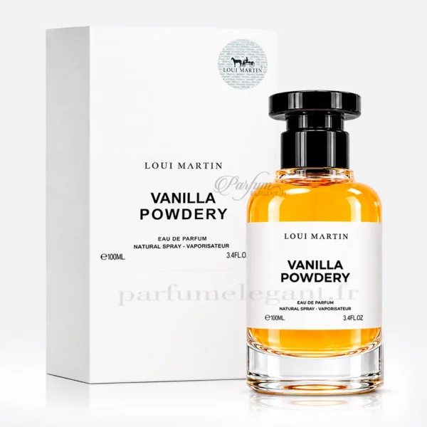 Parfum Élégant – Parfums Dubaï & Orientaux | Dupes Luxe à Prix Abordables en Boutique & en Ligne 5 Flacon Vanilla Powdery Louis Martin eau de parfum gourmand vanillé poudré 100ml