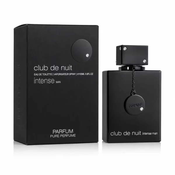 Parfum Élégant – Parfums Dubaï & Orientaux | Dupes Luxe à Prix Abordables en Boutique & en Ligne 15 Club de Nuit Intense Man Armaf Eau de Toilette pour homme aux notes de pomme, bergamote, cassis, ananas, citron, rose, bouleau, jasmin, musc, ambre gris, patchouli et vanille