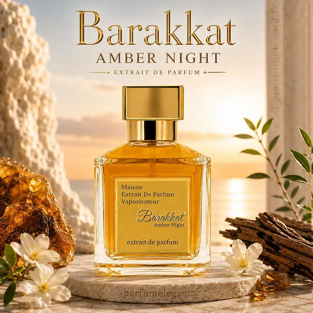 Barakkat Amber Night – Extrait de Parfum Mixte 100 ml 5 Barakkat Amber Night extrait de parfum mixte oriental ambré 100 ml