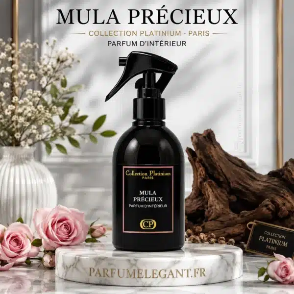 Mula Précieux spray maison Collection Platinium Spray parfum d'intérieur Mula Précieux Collection Platinium Paris 250 ml