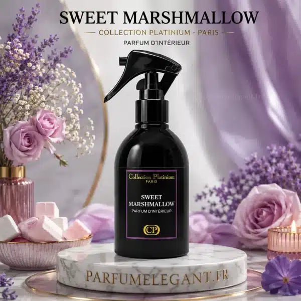Sweet Marshmallow spray maison gourmand Collection Platinium Spray parfum intérieur Sweet Marshmallow Collection Platinium Paris 250 ml